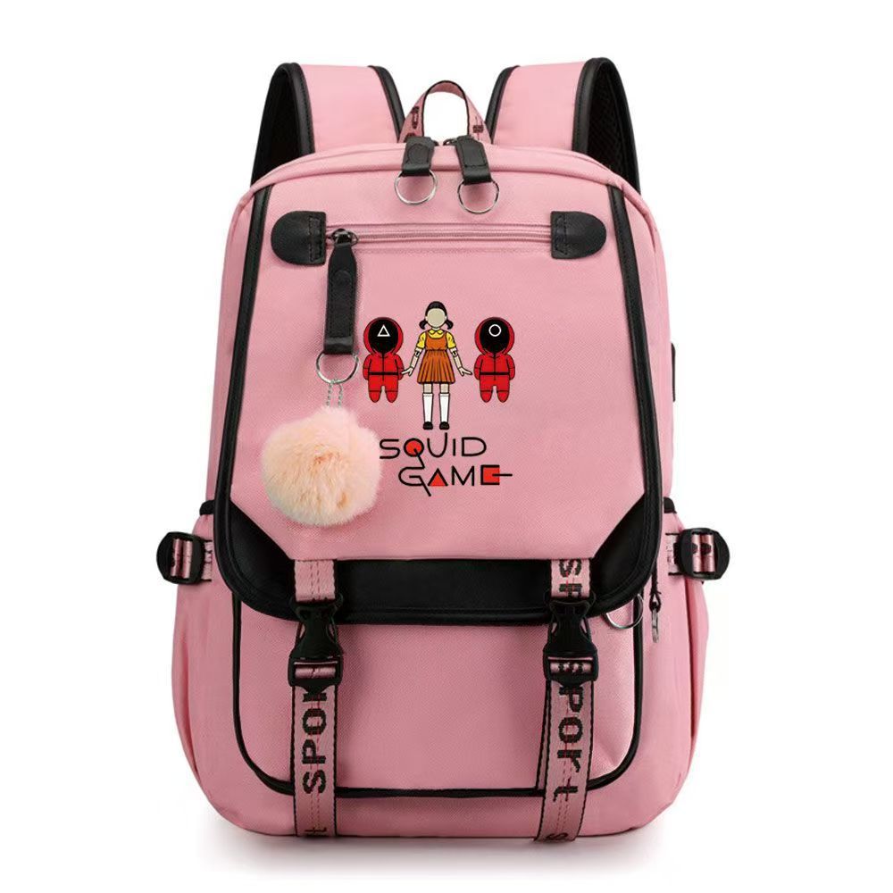 Backpack School Bag Primary School Students Junior High School Students College Students Campus Backpack