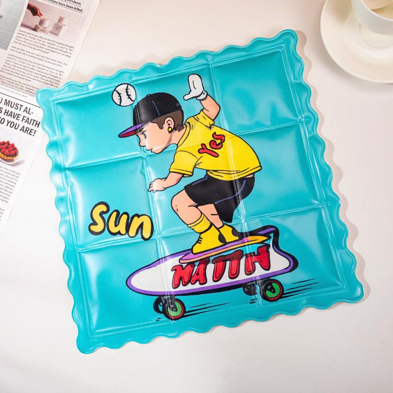 Summer Cooling Gel Pad for Pets and Cars - Water-Free Heat Dissipation Seat Cushion