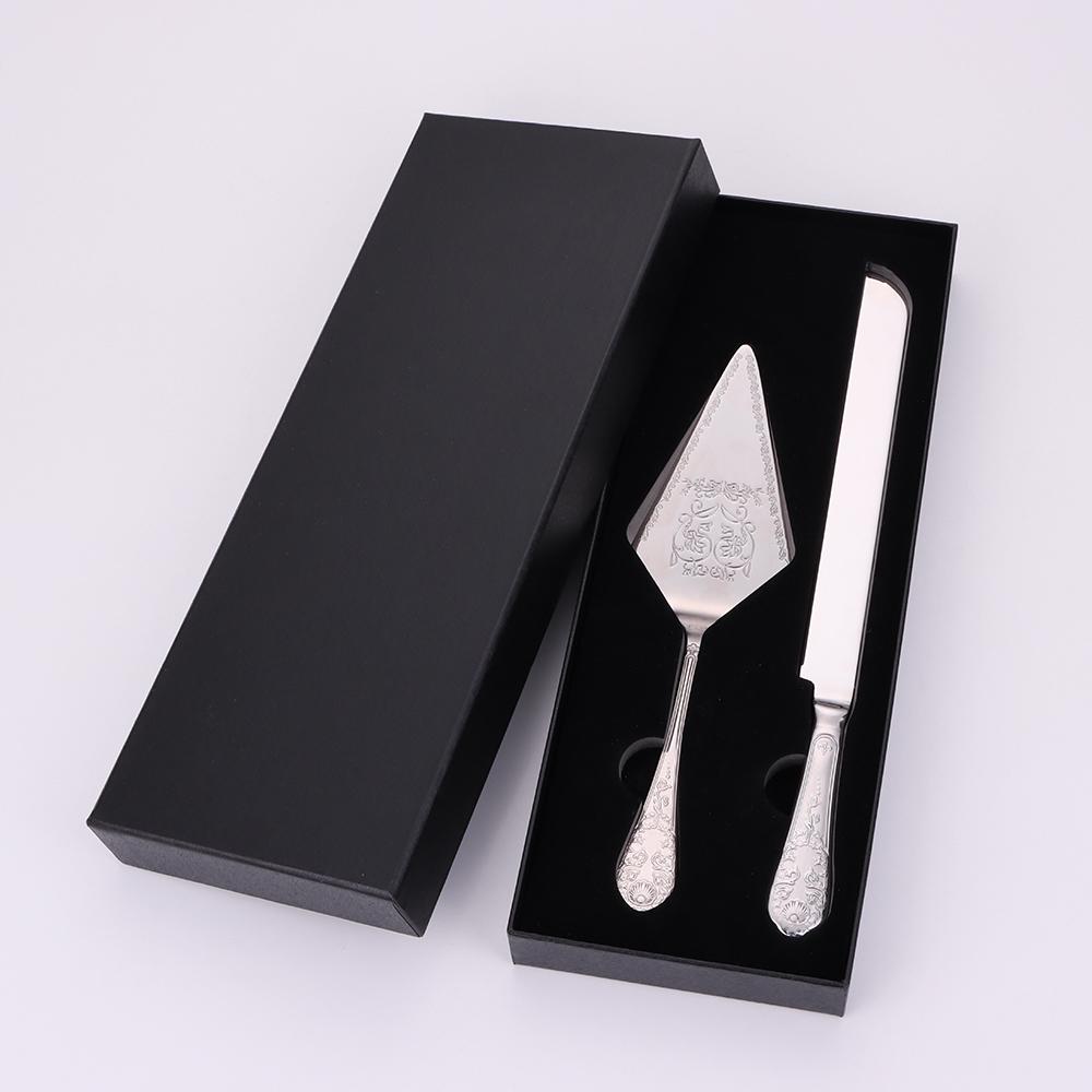 

Нержавеющая сталь нож для торта с длинной ручкой лопатка золотые столовые приборы серебряный роскошный королевский десерт для пиццы кухонный инструмент серебряная посуда столовая посуда