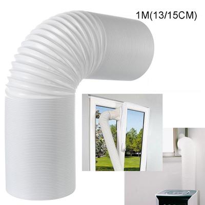 130/150mm Air Conditioner Pipe Extra Long Ventilation Exhaust Pipe Pipe PP Steel Wire Plastic Duct Extension Exhaust Hose