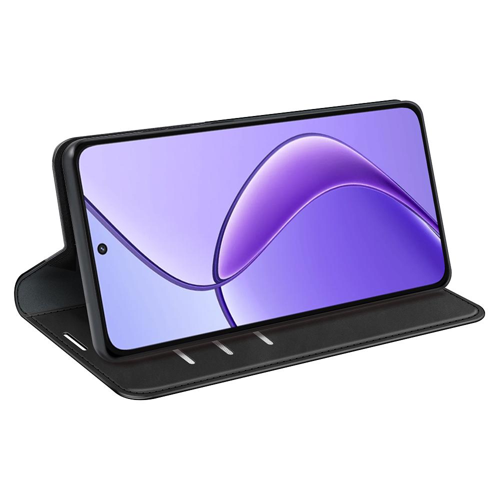 For Realme 12 5G Case Drop-resistant PU Leather Wallet Skin Touch Phone Shell