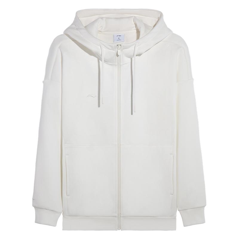 Li Ning Sweatshirts Women s Ivory Crew Neck Moderate AWDVJ00-1 2XL