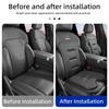 Car Sticker 2025 Hot Car Seat Lumbar Cushion Cover Lce Silk Booster Bushion Four Seasons General Car Interior For BMW E46 E90 E6