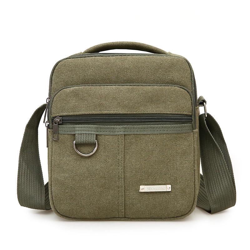 Herren Canvas Umhänge- und Schultertasche - Lässige Reise Messenger und Rucksack