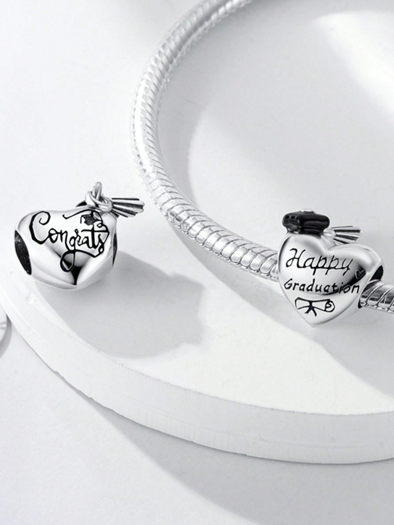 

Copper Plated Original Charms Graduation Season Bachelor S Cap Beads Fit Bracelet Women S Jewelry Gift