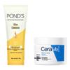Pond's Rice Bran Cleanser & CeraVe Ceramide Cream Set
