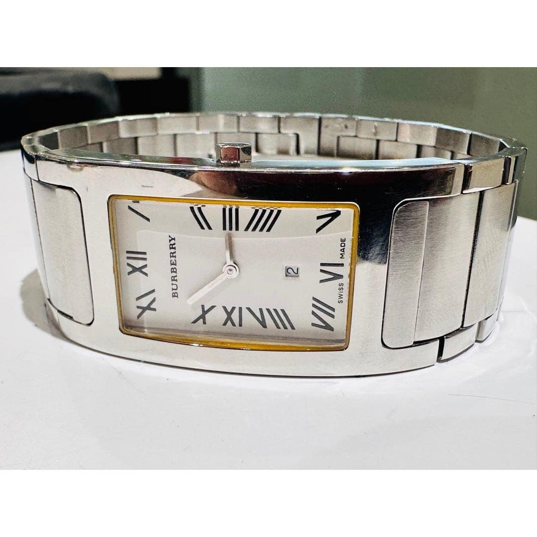 Used [Cleaned new battery replacement] BURBERRY Burberry stainless steel watch 14000G