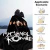 1pc Blanket My Chemical Romance Print Design, Lightweight Blanket for Sofa, Bed- Soft &Warm, Gift for All Seasons like Christmas, Halloween
