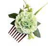 Side Clip Flower Hair Comb Bohemian Wedding Bride Accessories  Water Splashing Festival