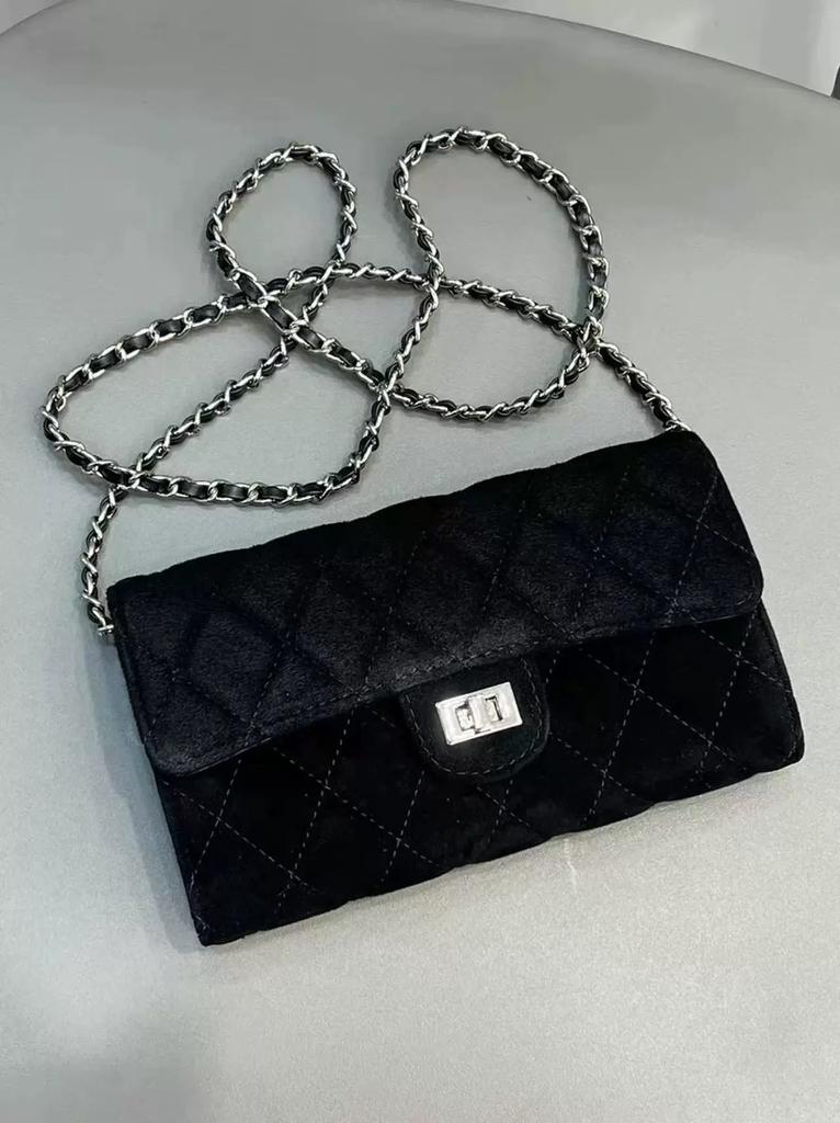 Temperament small bag women's new versatile lipstick change bag feeling shoulder messenger chain bag