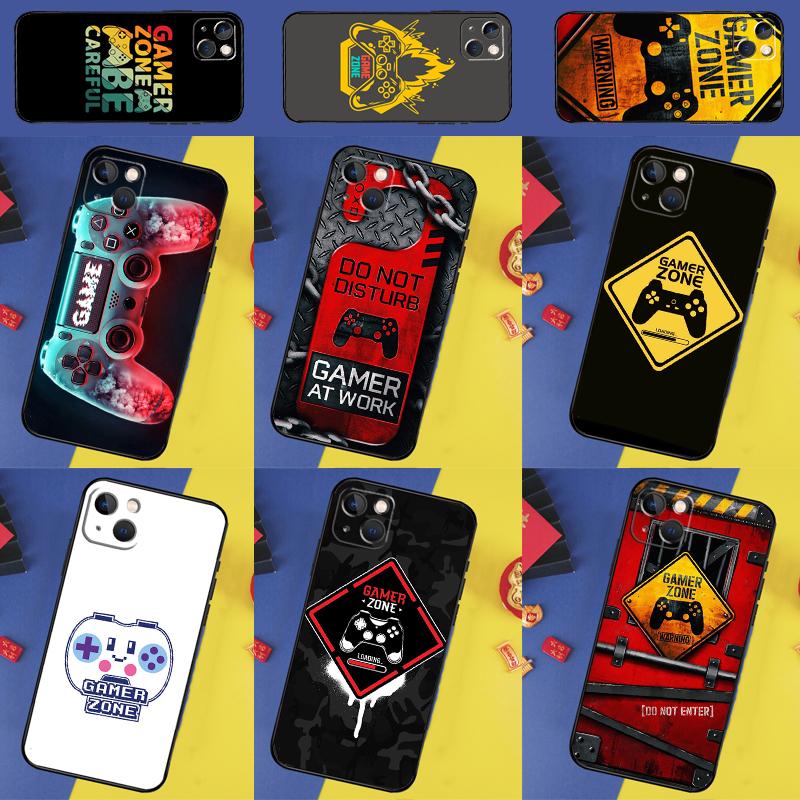Game Console Gamer Zone Phone Case For iPhone 15 Pro Max 11 12 13 14 16 Pro Max Mini XR 16e 15 16 Plus Cover Shell