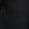 GIUSEPPE Gestreiftes Muster Anzug Set 90A4 Marineblau Herren Gebraucht