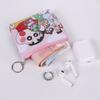 Crayon Shinchan Coin Purse Cute Anime Student Wallet Cartoon Travel Wallet Keychain Key Charger Storage Bag Gift