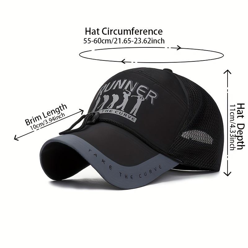 Extra Long Brim Baseball Caps Summer UV Protection Hat Outdoor Sports Caps Unisex Dad Hat
