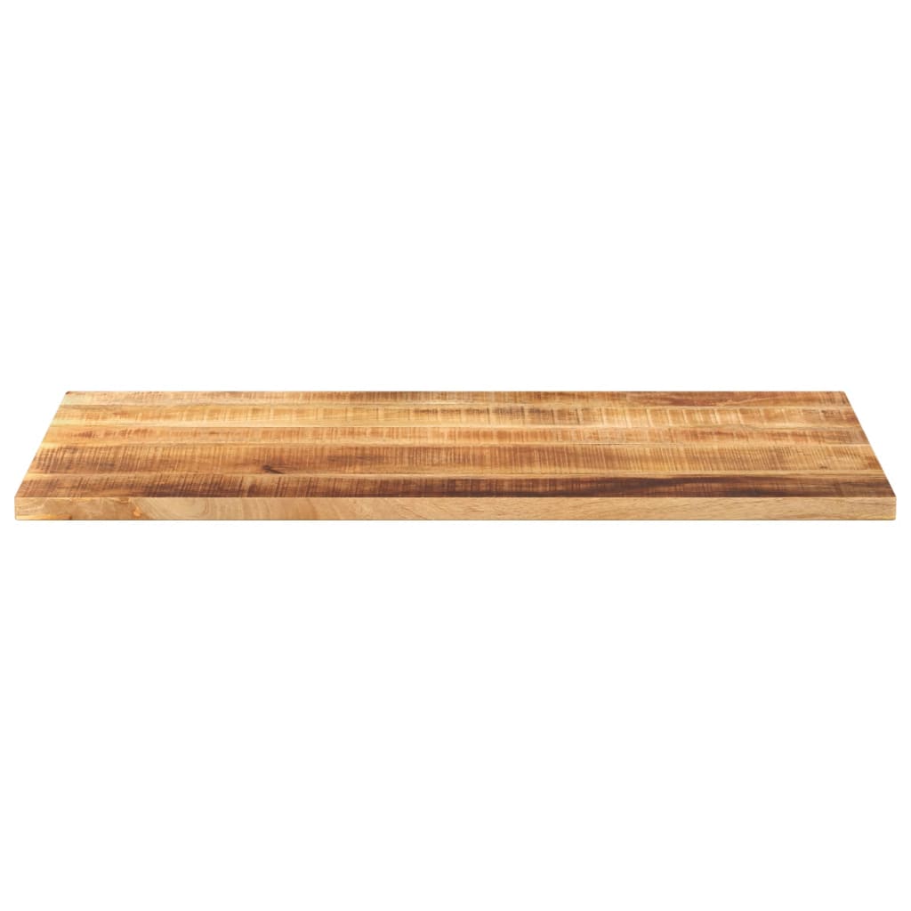 Vidaxl Blat Do Stołu, 100X50X3,8 Cm, Prostokątny, Surowe Drewno Mango