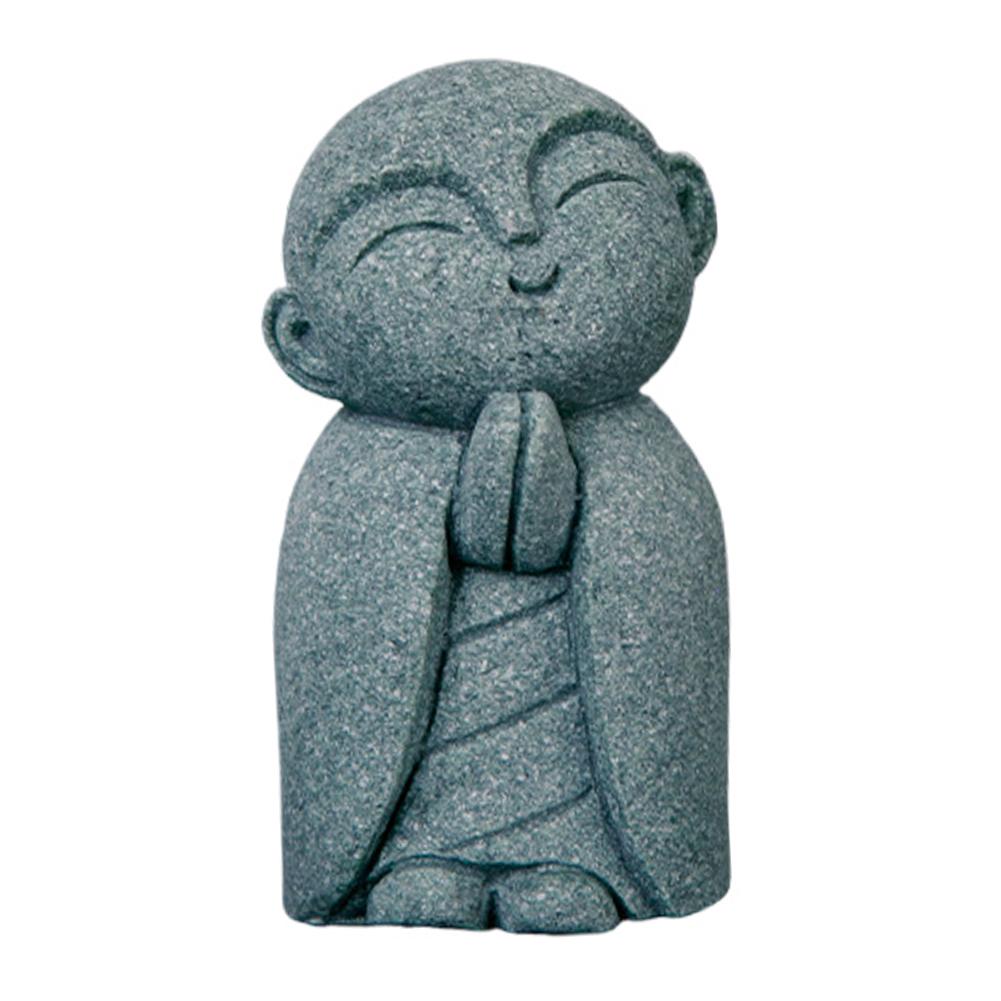 Buddha Stone Statue Little Buddhist Monks Tibetan Buddhism Figurines Zen Garden Ornament Garden Buddhist Statues Aquarium Decor