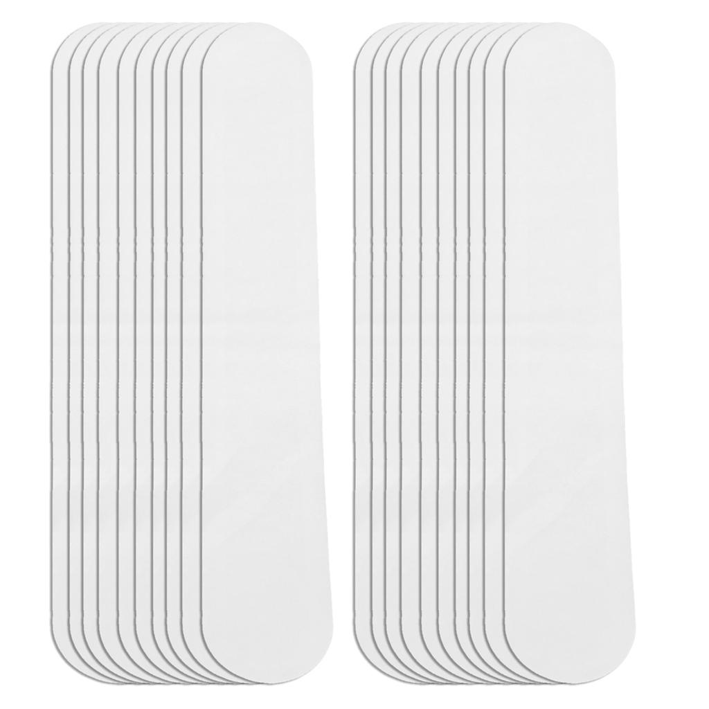 20pcs Collar   Pads Disposable Hat Collar   Stains SelfAdhesive Neck Liner Pads(Black )