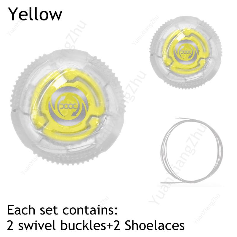 New Automatic Laces Sneakers Swivel Buckle Shoelaces Without Ties Adults Kids Lazy No Tie Shoe Laces Shoe Accessories 1Pair