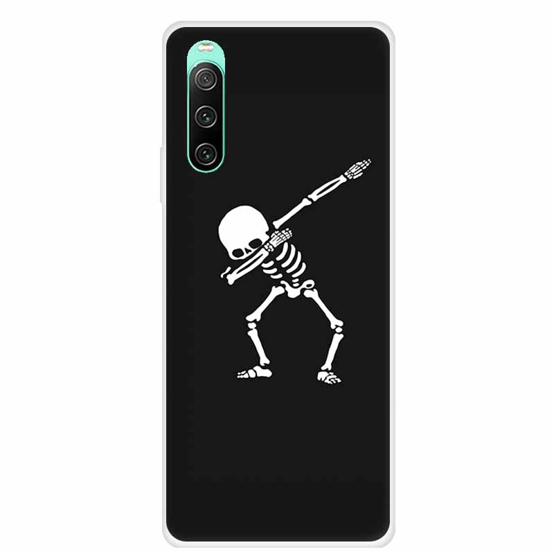 For Sony xperia 10 IV Case 1 IV 10 iV Clear Fashion Soft TPU Silicone Back Case For Sony Xperia 10 1 5 III Cover Funda Shell Cat