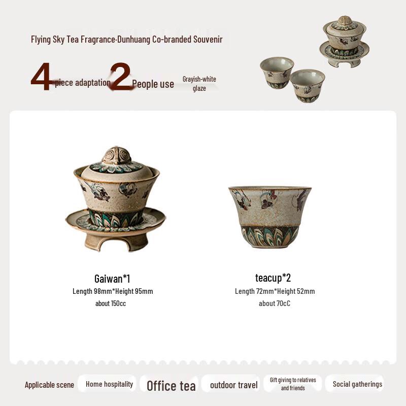 Edenus Auspicious Ceramic Tea Set