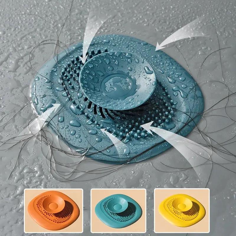 Silikon Küche Waschbecken Stecker Dusche Filter Ablauf Abdeckung Stopper Waschbecken Sieb Abtropffläche Boden Ablauf Haar Catcher Badezimmer Zubehör