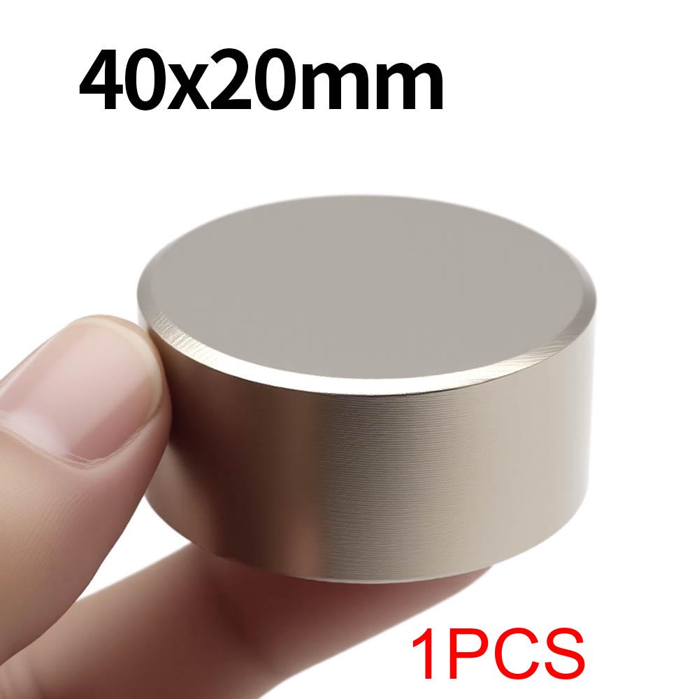 

40x20mm Super Strong Neodymium Magnet N35 NdfeB Permanent Magnetic imanes Round Powerful Magnets Refrigerator