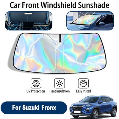 Pare-soleil pour pare-brise pour Suzuki Fronx, pliable, réfléchissant UV, housse de protection solaire pour vitres avant, accessoire