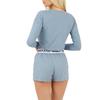 BRAVE SOUL Womens/Ladies Weekend Mode Plain Loungewear Set