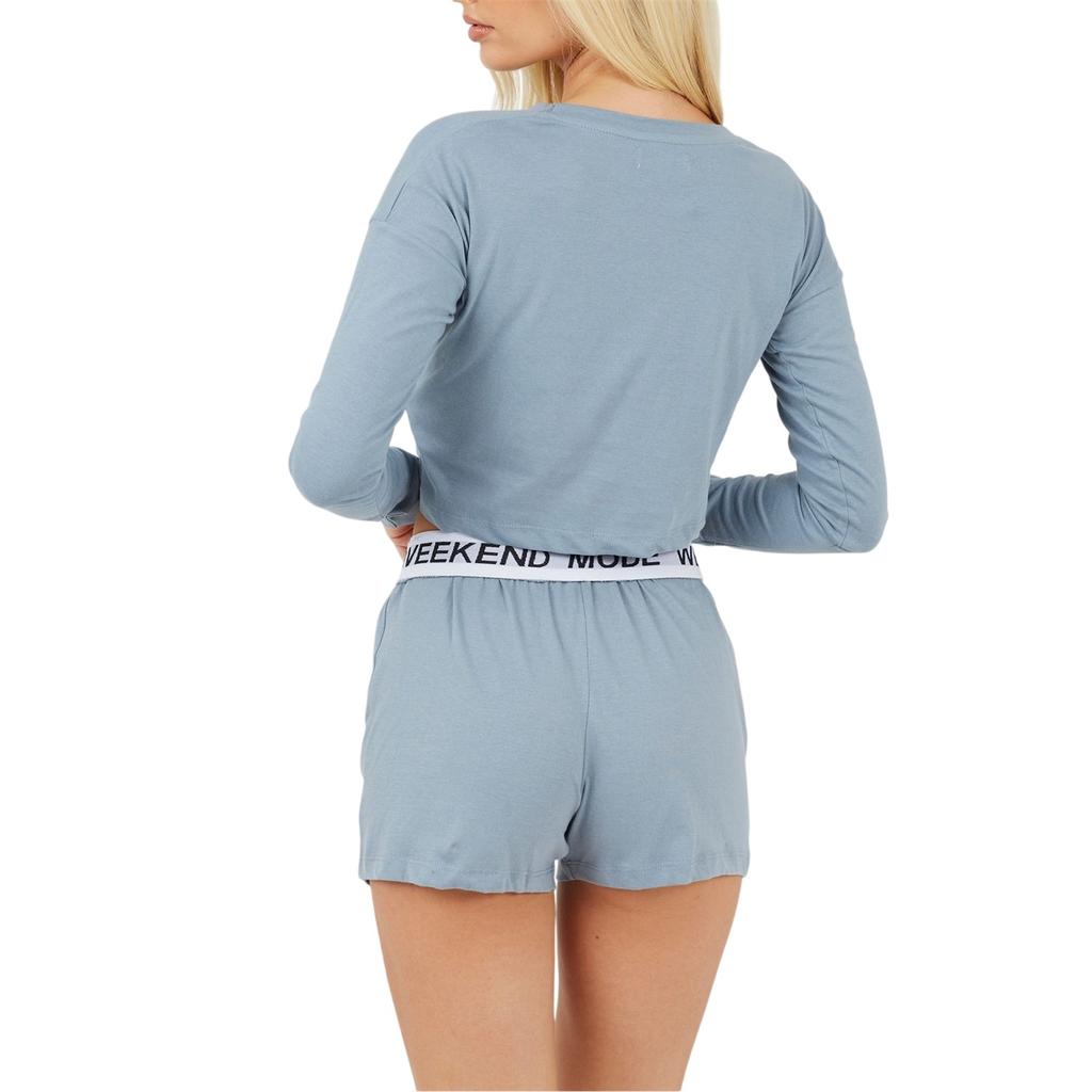 BRAVE SOUL Womens/Ladies Weekend Mode Plain Loungewear Set