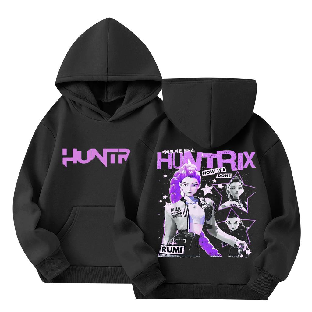 Women's Hooded Gradient Printed Long Sleeved Sweatshirt Loose Women's Sweatshirt  Sweatshirt