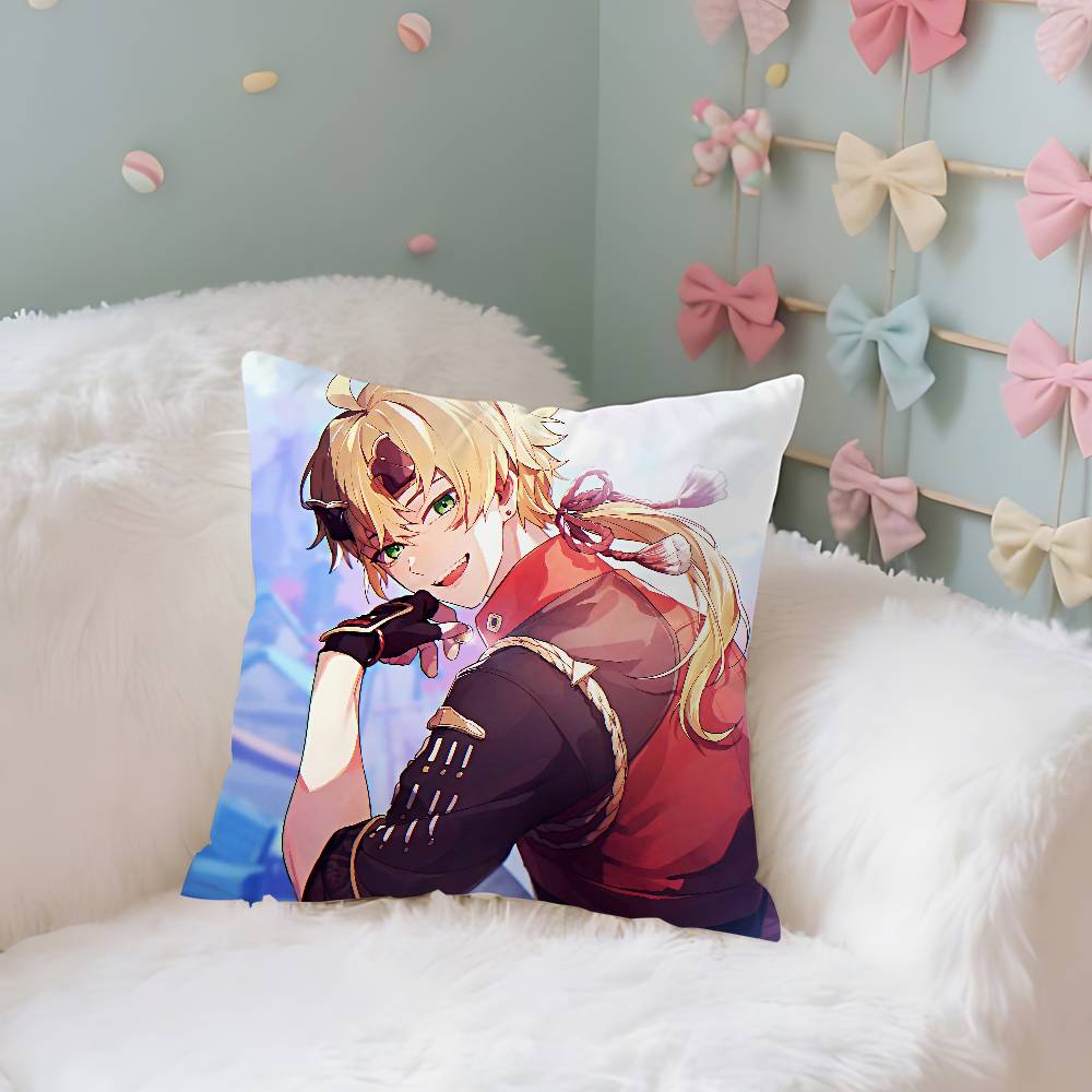 Game Peripheral G-Genshin Pillow Case Pillows For Cover Home Decor Items Living Room Decoration Cushion Covers