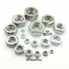 304 Stainless Steel Hex Nut DIN934, White Zinc-Plated, M3-M24