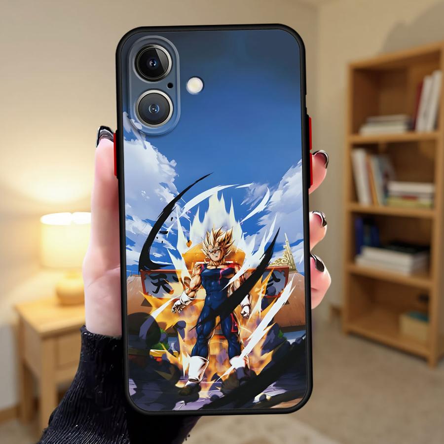 Hülle für iPhone 17 Air 14 XS 15 Plus 13 Mini 17 16 Pro Max 11 16e 12 Rückseite Handyhülle Dragon Ball Goku Talent