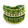European American Women's Hair Band African Print Pattern Wide Edge Elastic Knot Sports Yoga Headband Women's Headwear Hair
