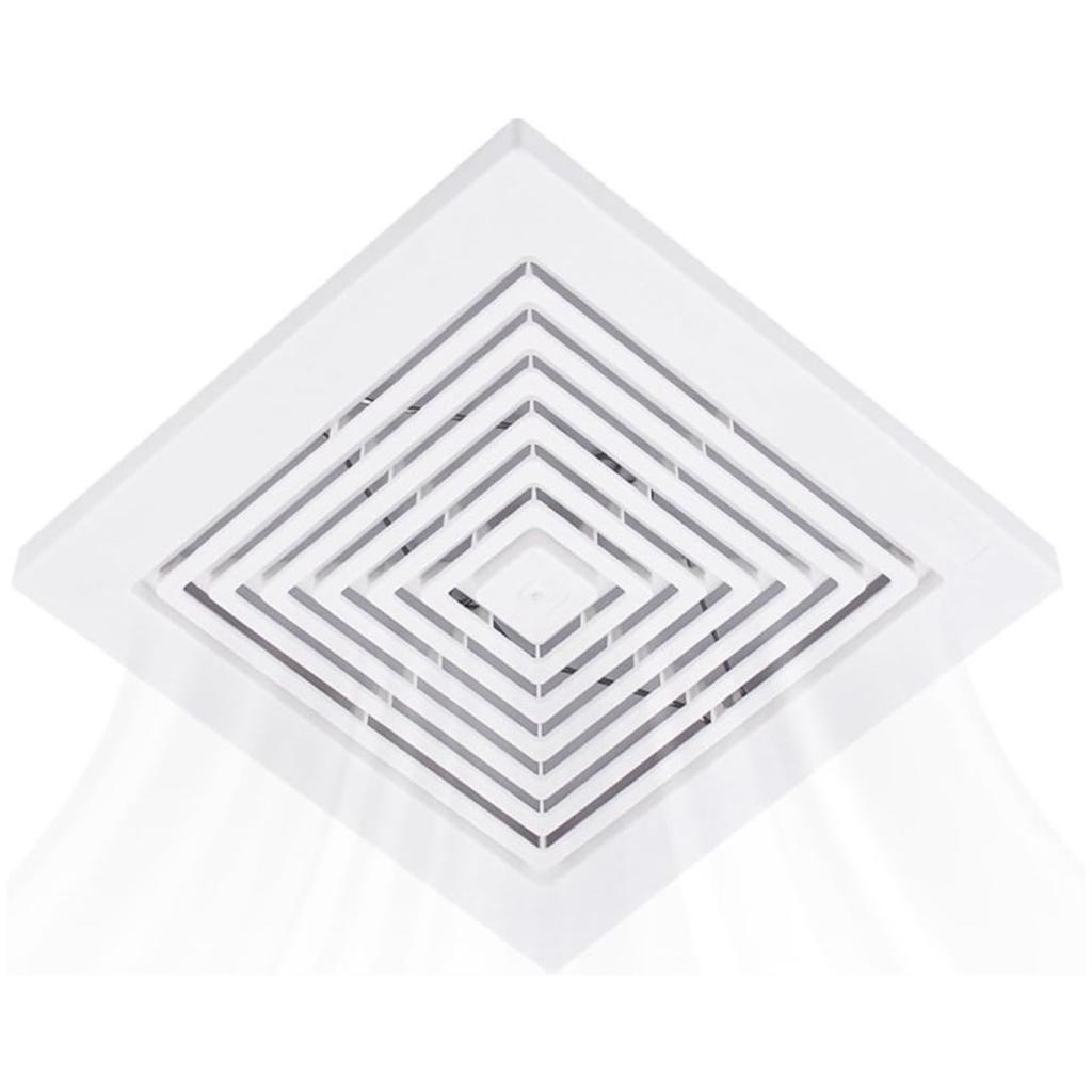 Ceiling Exhaust Fan Cover Square Ventilator Exhaust Hood Bathroom Ventilation Fan Cover for Kitchen and Toilet Use