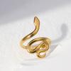 Simple Snake Finger Ring  Punk Snake Ring For Women Men Personality Stainless Steel Ring Jewelry Accessories Gifts