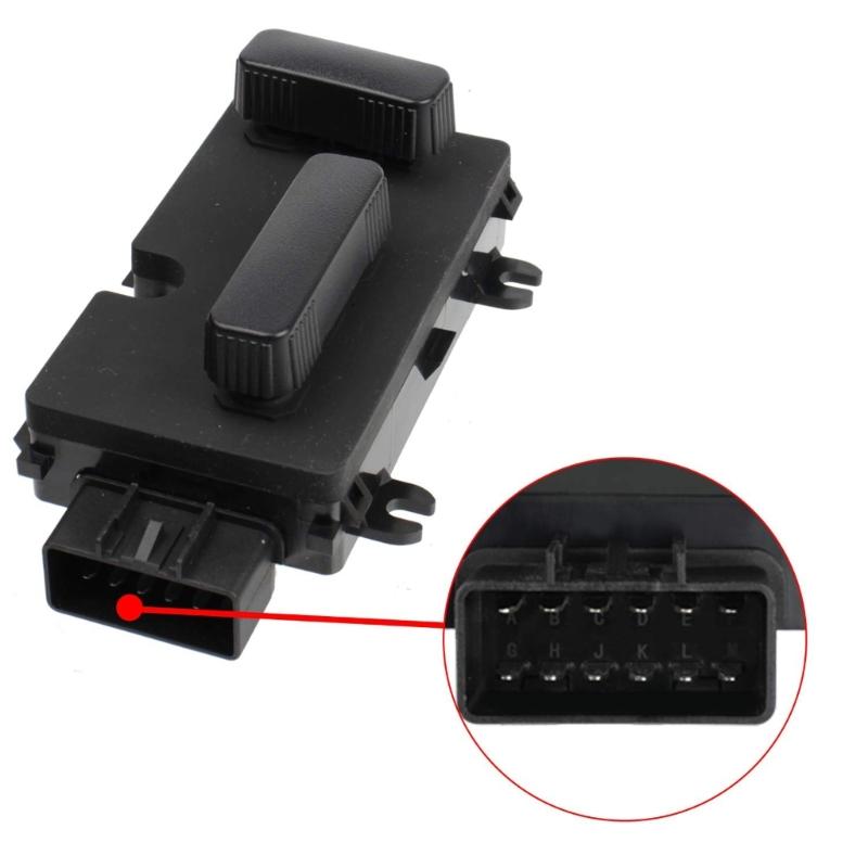 Car Power Seat Adjuster Recline Switch Front Left Right Driver Passenger Side Compatible for 1500 2500 12450166 12450254