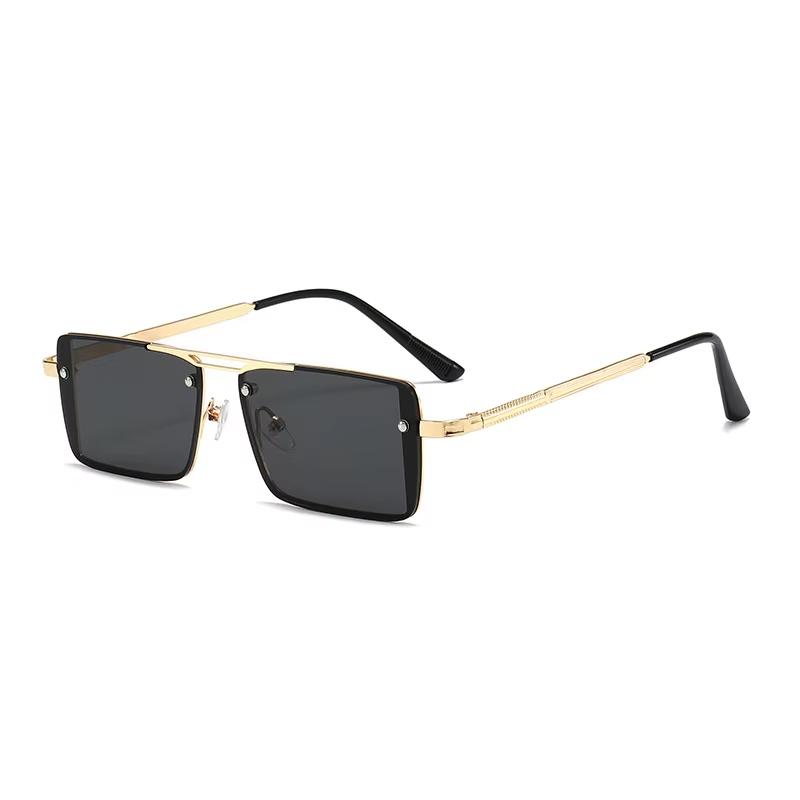 Retro Square Sunglasses Men Women Metal Frame Sun Glasses UV400 Protection Vintage Steampunk Eyewear utdoor Driving Shades