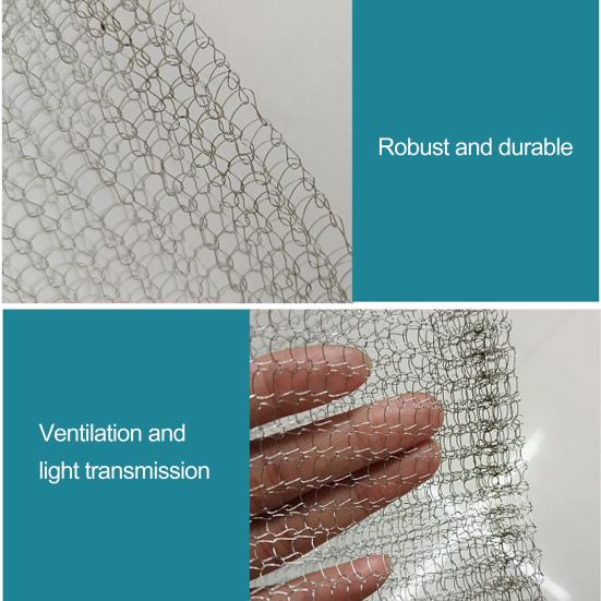 Plant Mesh Bag Wear-Resistant Reusable Sturdy Stainless Steel Plant Root Protector Mesh