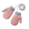 Boys Girls Mittens Toddler Gloves Age 2-3 Soft Hanging Neck Mittens For 1-3 Years Old Baby Mittens