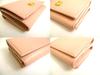 Authentic GUCCI Double G Marmont Light Pink Leather Trifold Wallet #9926  Refurbished