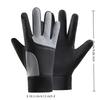 Autumn Winter Outdoor Cycling Gloves Gym Fitness Sports Running Warm Touch Screen Nonslip Gloves Motorcycle Gloves Men Black