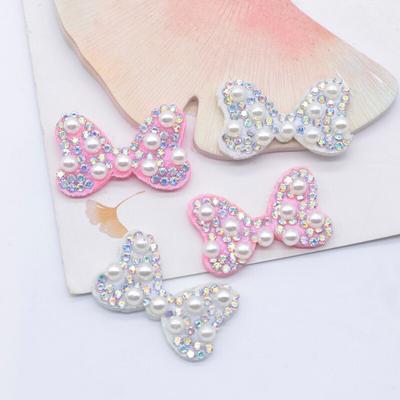 20 τμχ ΝΕΑ μπαλώματα με στρας με επένδυση Scrapbooking Παπιγιόν DIY Crafts Διακοσμητικές Απλικέ Αξεσουάρ στολίδι