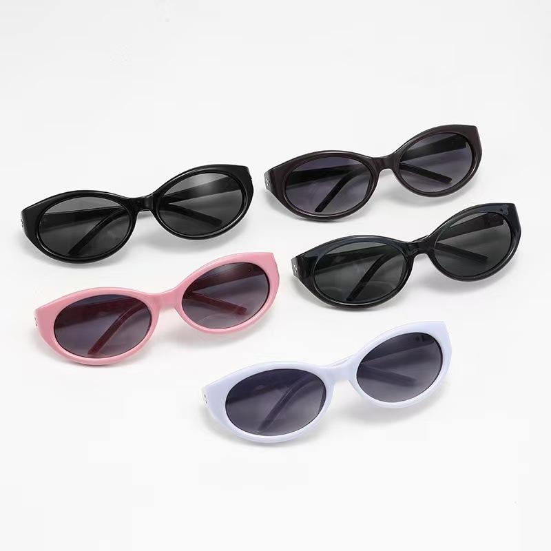 Fashionable Cat Eye High-End Sunglasses Uv Resistant Stage Performances Street Photography Popular Decorative Glasses
