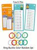 Math Flash Cards for Kids – Addition Subtraction Multiplication Division Learning Toys (Random Pen & Ring Color)