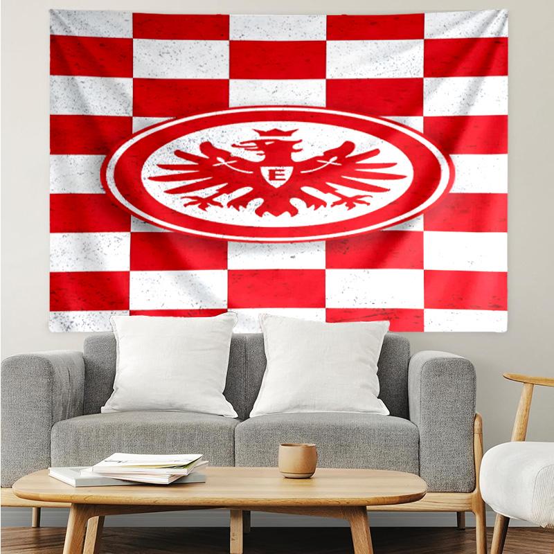 1PC Eintracht Frankfurt Crest Tapestry, Unique Design Tapestry, Suitable for Bedroom,Livingroom, Playroom,Heartwarming Holiday Gifts