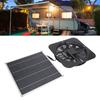 Solar Panel Fan Kit Solar Exhaust Fan 100W Solar Powered Panel with 10inch Round Fan for Greenhouse Shed Chicken Coop
