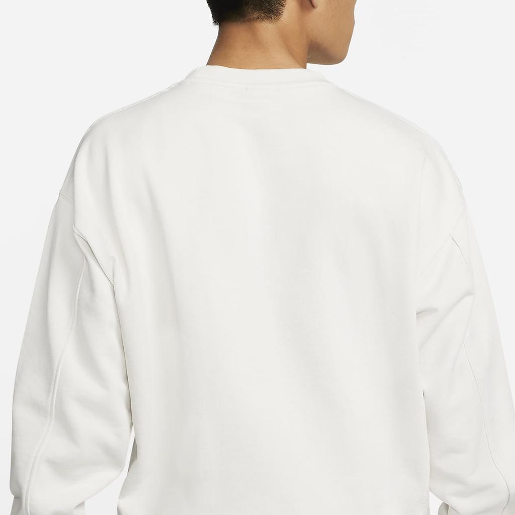 Nike Logo Letter Round Neck Pullover Long Sleeve Sweatshirt Men sweatshirt White DO8892-030