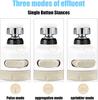 3 Modes Faucet Aerator Moveable Flexible Tap Head Shower Diffuser Rotatable Nozzle Adjustable Booster Faucet Kitchen Accessories