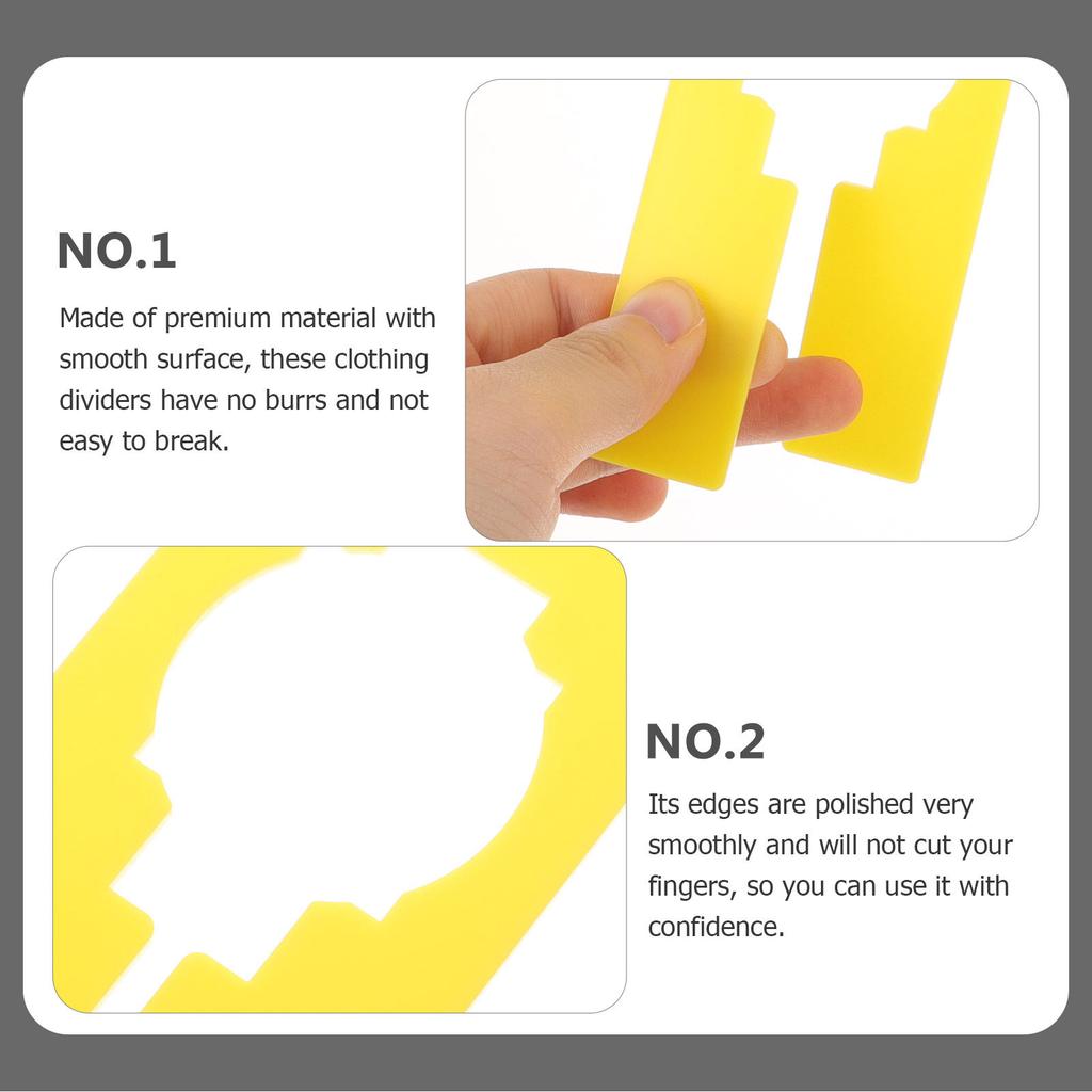 10Pcs Clothes Dividers for Closets Clothing Size Dividers Hanger Tags Baby Closet Organizers Weekly Kids Laundry Divider